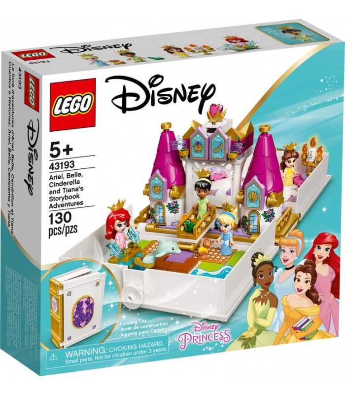 Lego - L'avventura fiabesca di Ariel, Belle, Cenerentola e Tiana - 43193, Disney, Lego