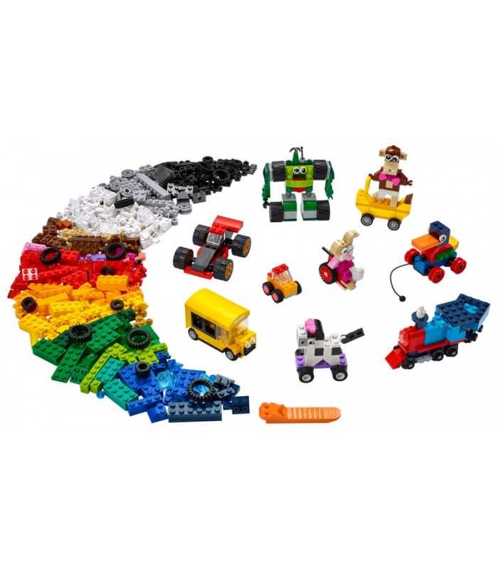 Lego - Mattoncini e ruote - 11014, Classic, Lego