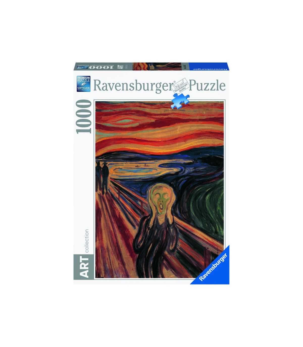 Puzzle da 1000 Pezzi Art Collection Munch L Urlo, Puzzle da 1000 a 1999  pezzi, Ravensburger