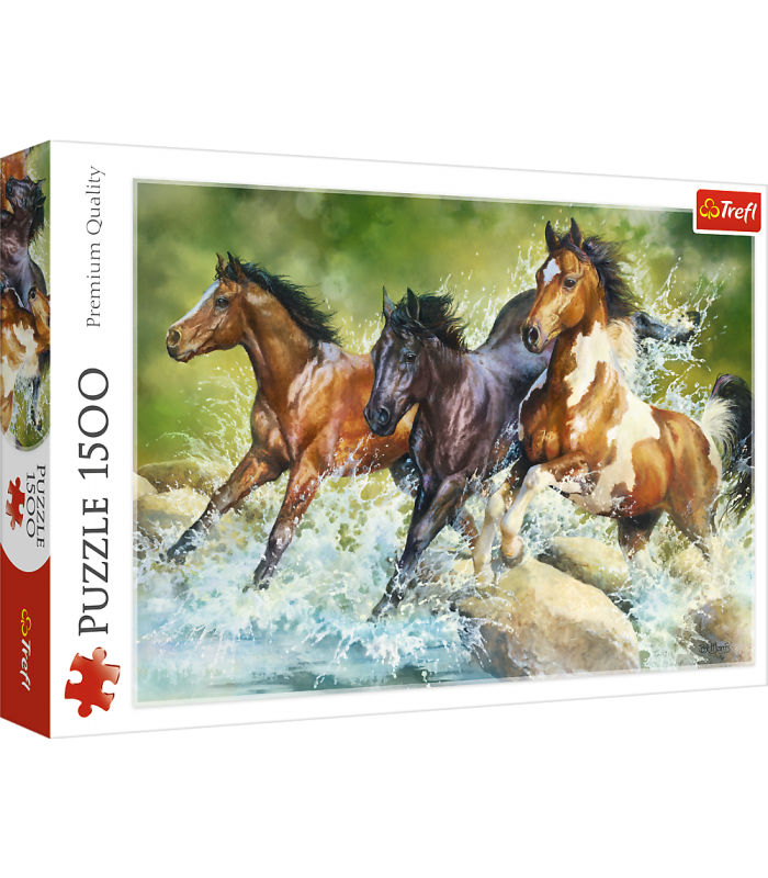 Wild Horses - Puzzle 1500 pezzi, Puzzle da 1000 a 1999 pezzi, Trefl