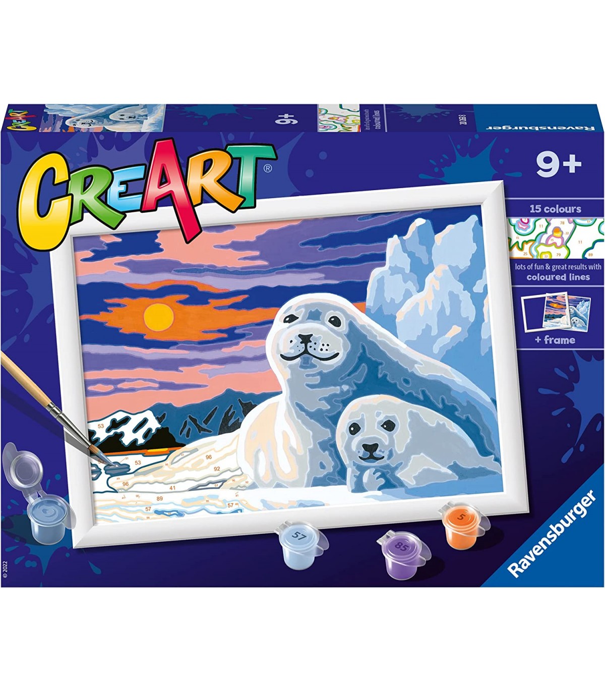 Creart Serie D Classic - Foche sul ghiaccio, CreArt Bambini, Giochi  Creativi, Prodotti, it