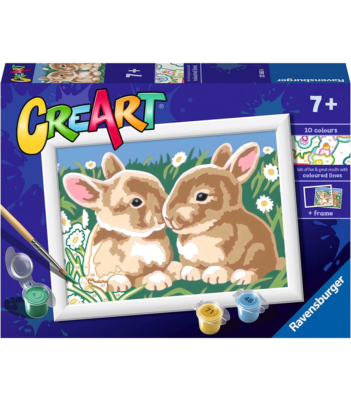 CreArt Serie E Classic Teneri Coniglietti, Giochi artistici e creativi, Ravensburger
