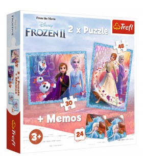 Disney - Multipack Memory Disney: 48 cartas e 3 puzzles de 25/36