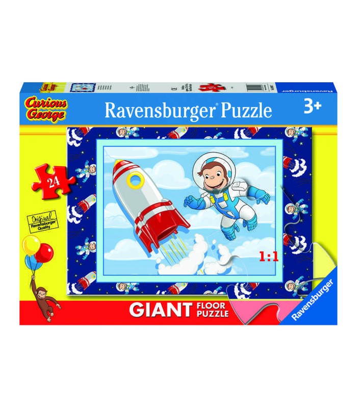 Puzzle Gigante da Pavimento da 24 Pezzi Curioso come George C