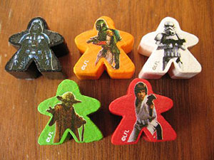 Meeple Carcassonne Star Wars